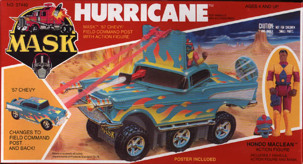 Kenner MASK HURRICANE BOX FRONT